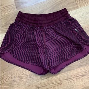 Lululemon grape colored shorts